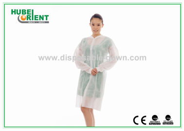 Comfortable Unicolor Disposable Use Lab Coat Non-Toxic For Hospital And Protect Body