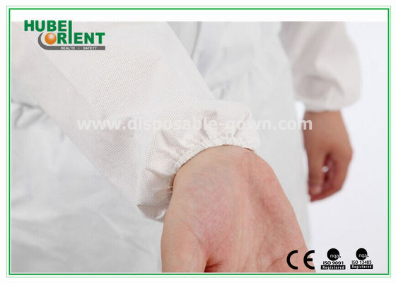 Splash Proof Type 5 6 SMS Disposable Coveralls With Hood