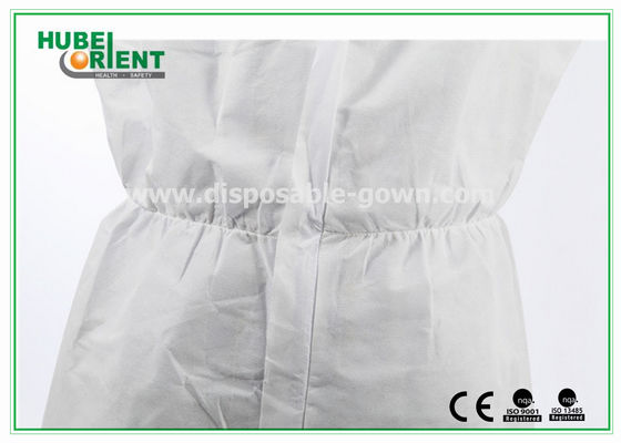 Splash Proof Type 5 6 SMS Disposable Coveralls With Hood