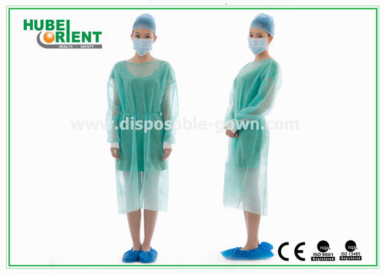 OEM Anti Splash Polypropylene SMS Disposable Isolation Gowns