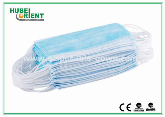 9x18cm Non woven Disposable Face Mask / wearing surgical mask with Earloop