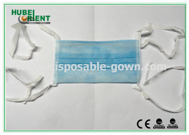 Disposable Non-irritating Non-woven Medical Face Mask With Tie-on For Hospital