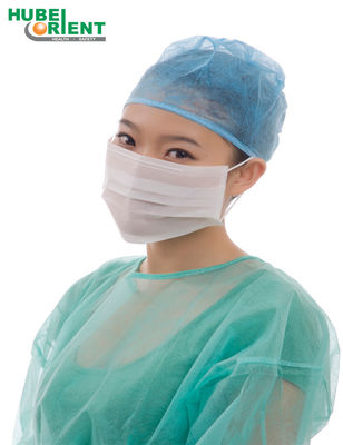 3 Ply Non Woven Anti-Static Odorless Face Mask With Earloop White