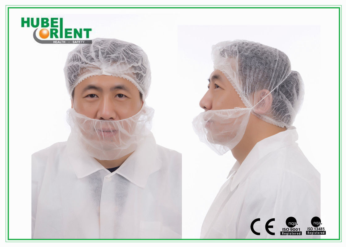 Non Washable Single Elastic Disposable Beard Cover For Clean Environment