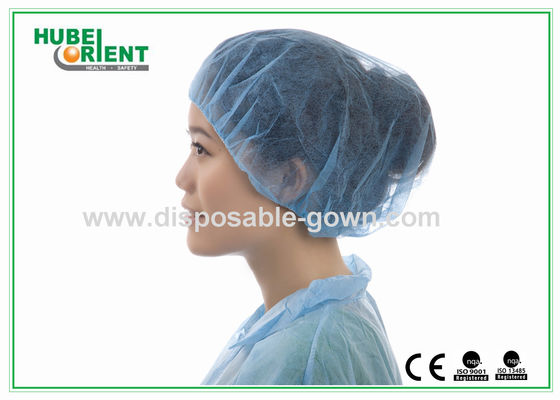 Non Sterile Single Elastic 25g/m2 Non Woven Bouffant Cap