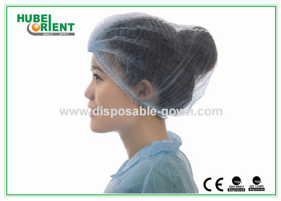 Single Elastic Disposable Surgical Caps / Disposable Head Cap For Hospital , Size Customized