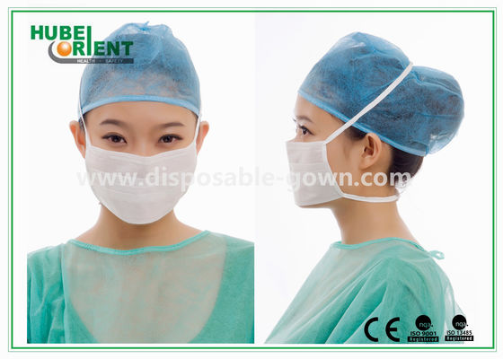 Non Reusable Breathable Double Ties Nonwoven Face Mask
