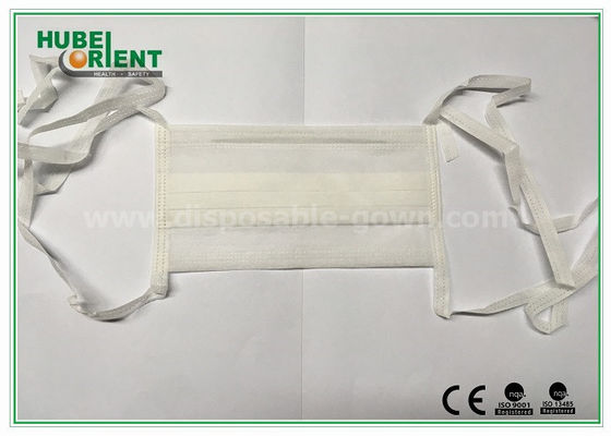 Non Stimulating Tie On Nonwoven Disposable Medical Face Mask