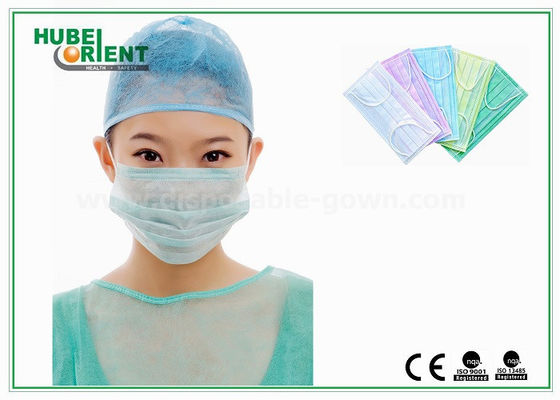 High Breathability 9*18cm Disposable Earloop Face Mask