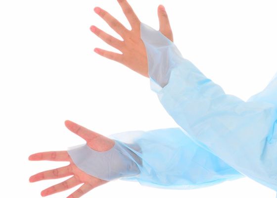 Hygienic L XL CPE Disposable Gown With Thumb Cuffs