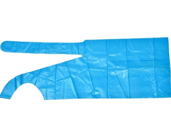 Non Toxic Smooth Surface Thickness 0.08mm Disposable PE Apron