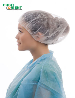 Disposable PP Cap Head Cover Hair For Surgical Workwear With Single Elastic