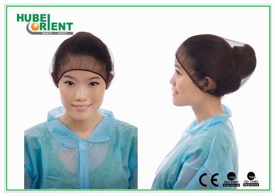 ISO13485 Elastic Nylon Hair Nets For Painting Cleanroom