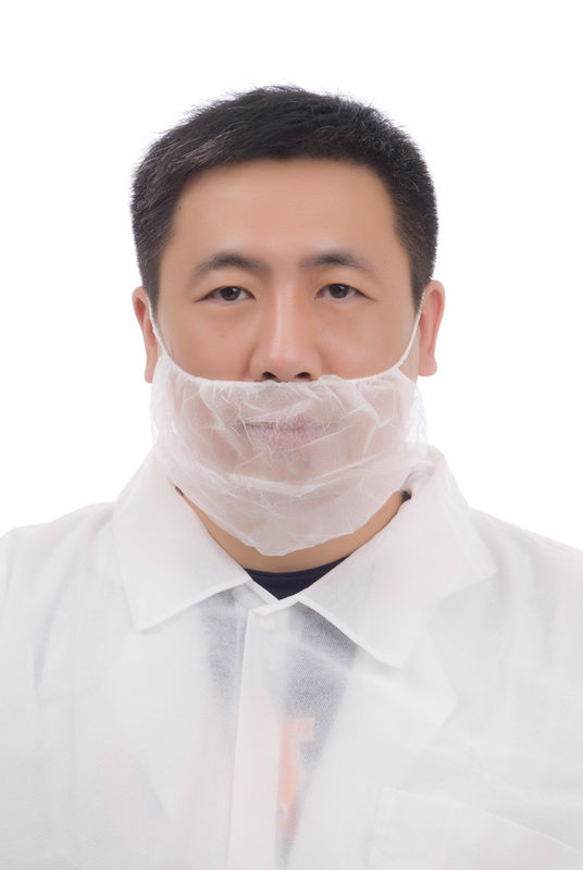 No Tight Nonwoven Disposable Beard Cover With Double Elastic