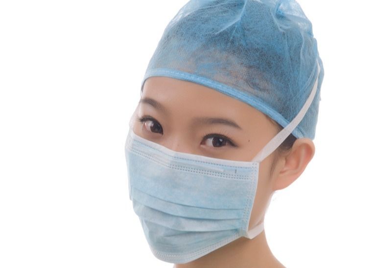 EN14683 Tie On Disposable Nonwoven Face Mask Waterproof